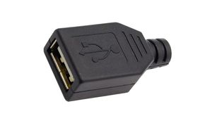 USB-A مادگی لحیمی  به همراه کاور