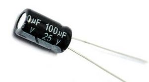 خازن الکترولیتی 100uF-25V