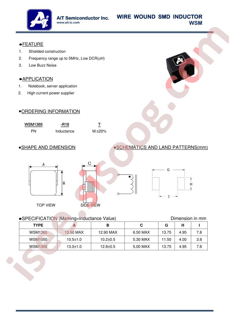 WSM1050-1R2M