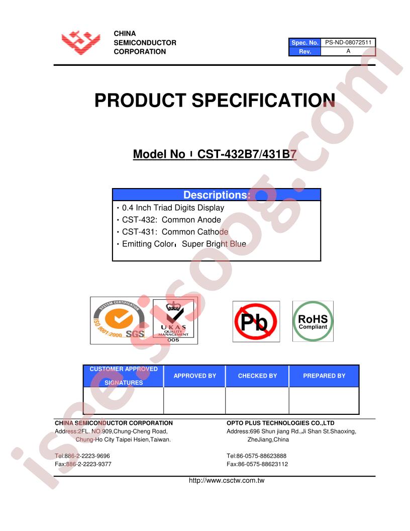 CST-432B7