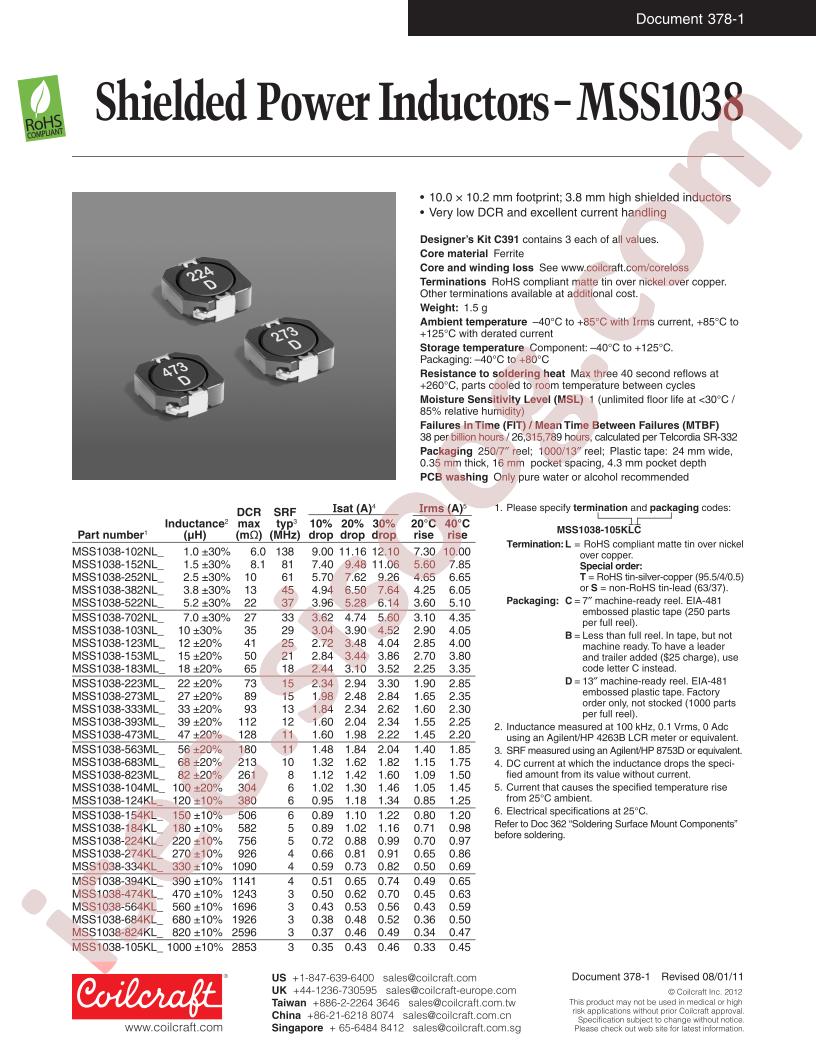 MSS1038-104MLC