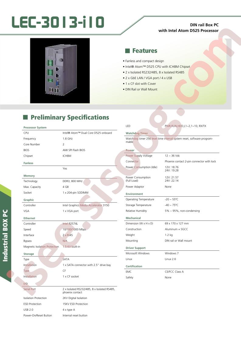 LEC-3013-I10