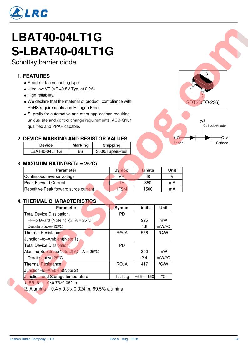 S-LBAT40-04LT1G