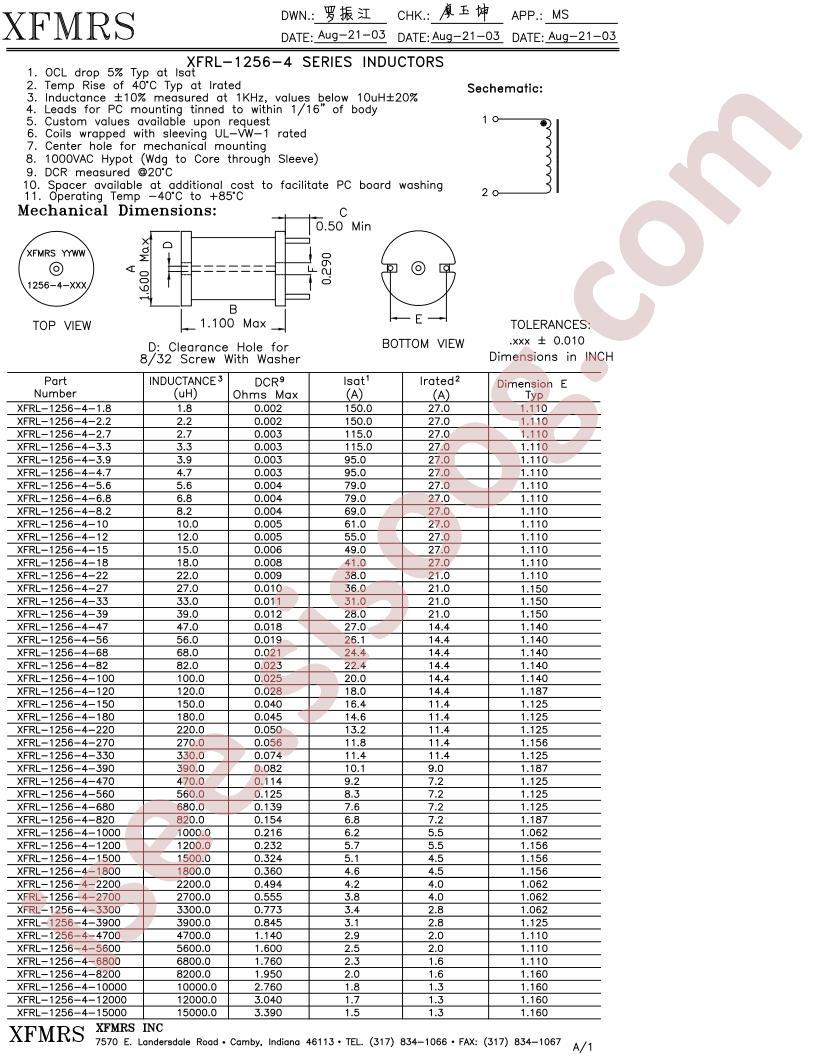 XFRL-1256-4-180