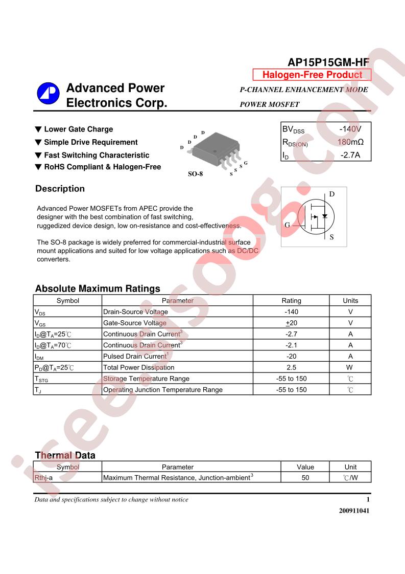 AP15P15GM-HF