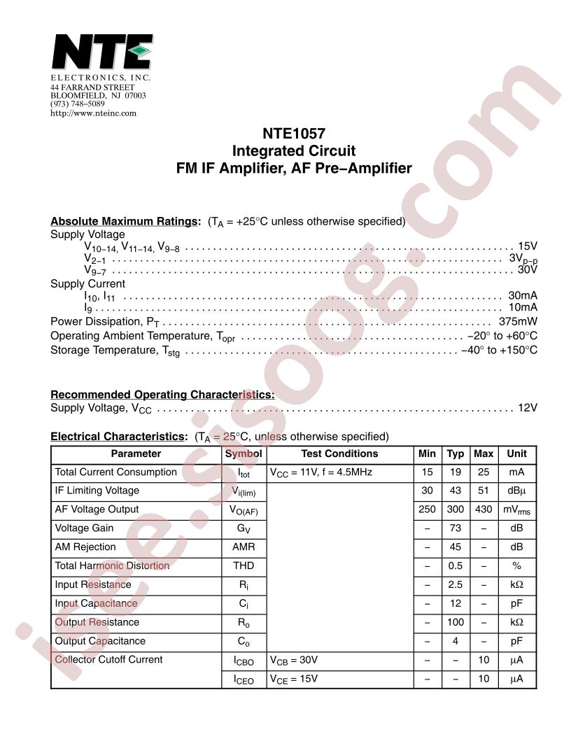 NTE1057
