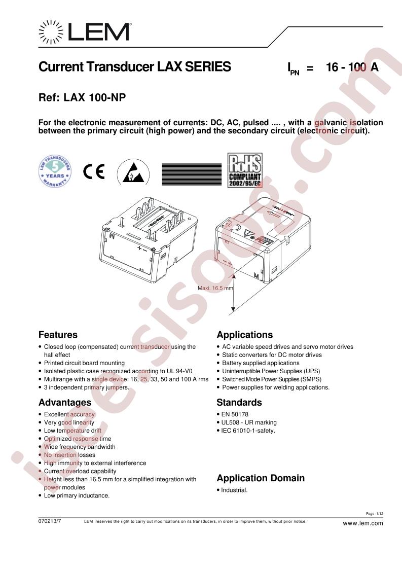 LAX100-NP