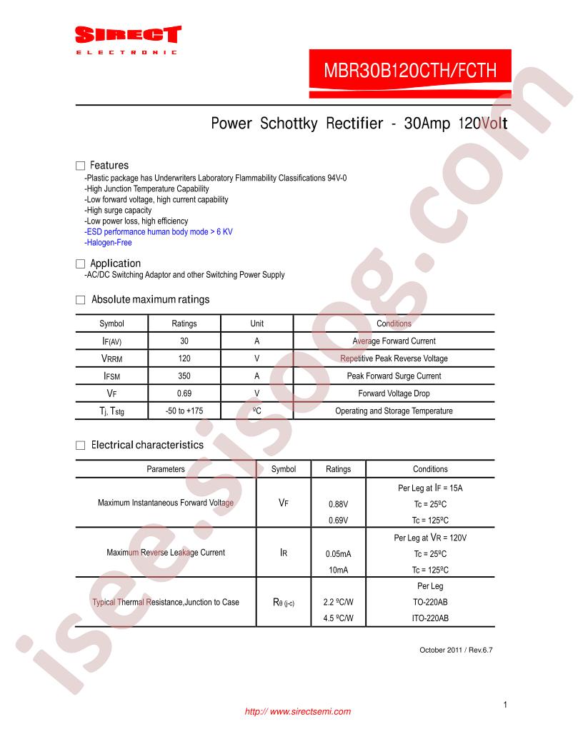 MBR30B120FCTH
