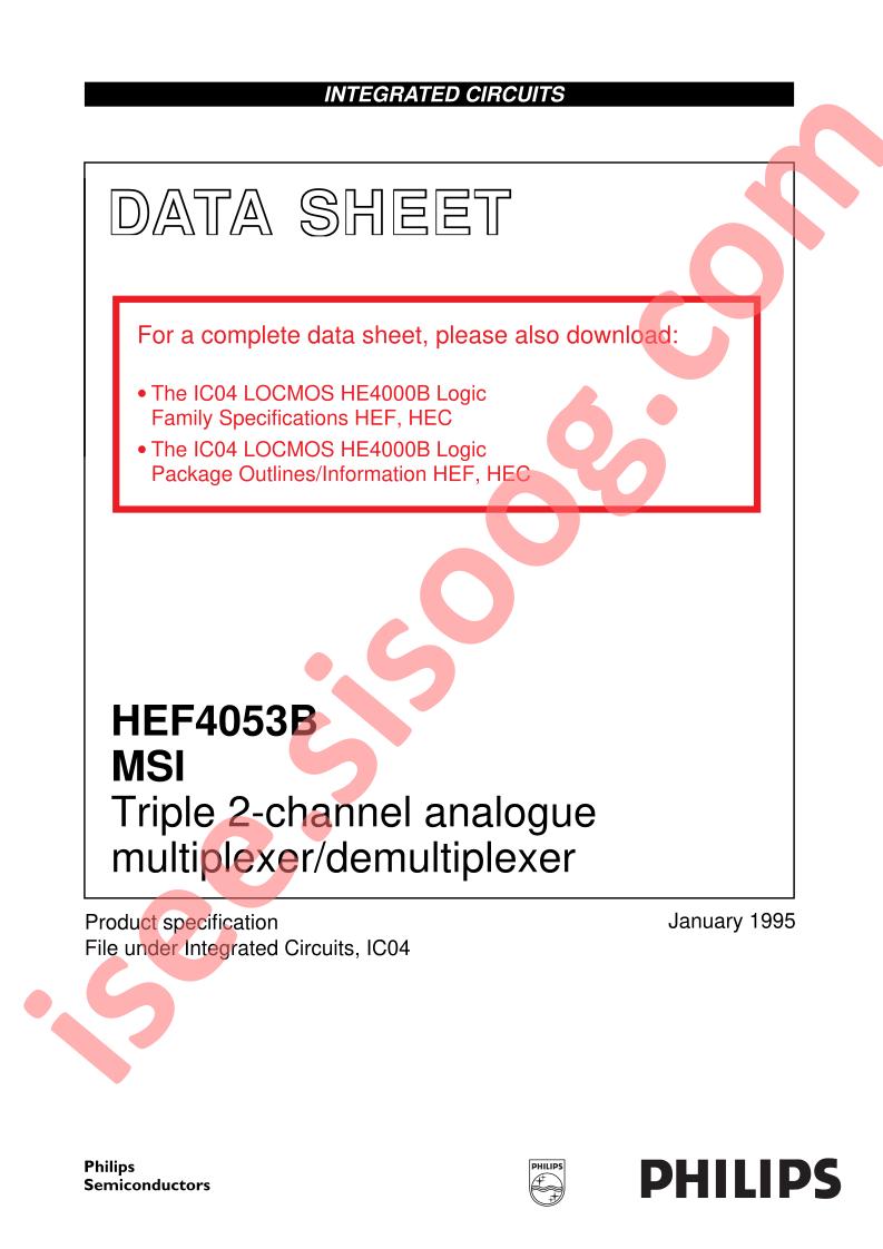 HEF4053B