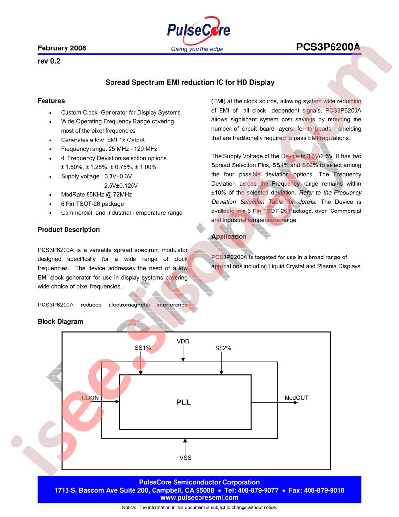 PCS3P6200A