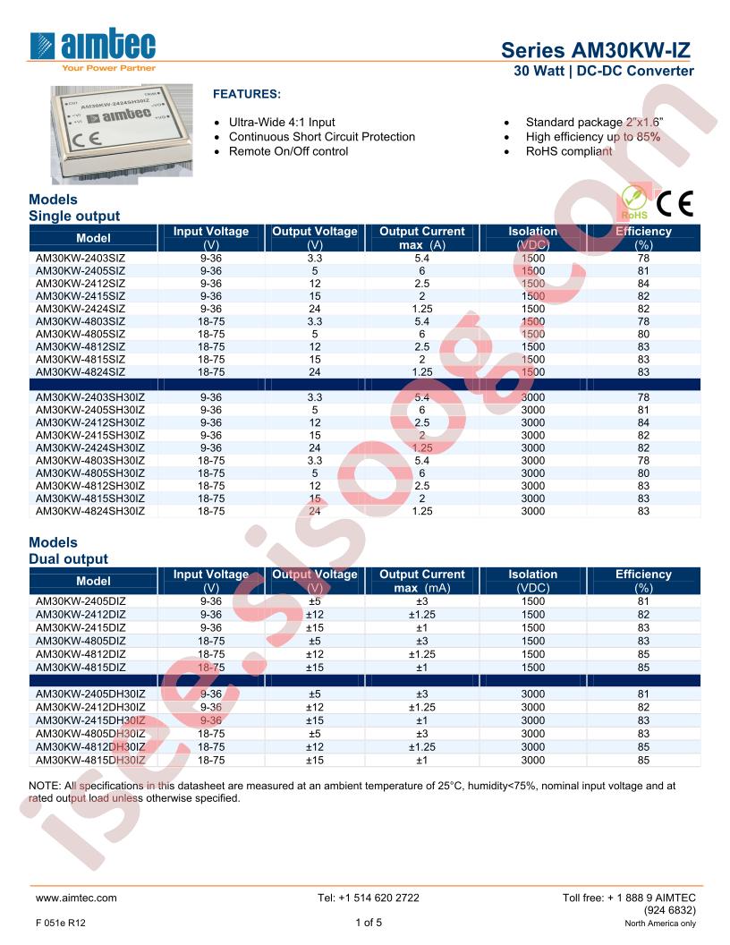 AM30KW-2405SH30IZ