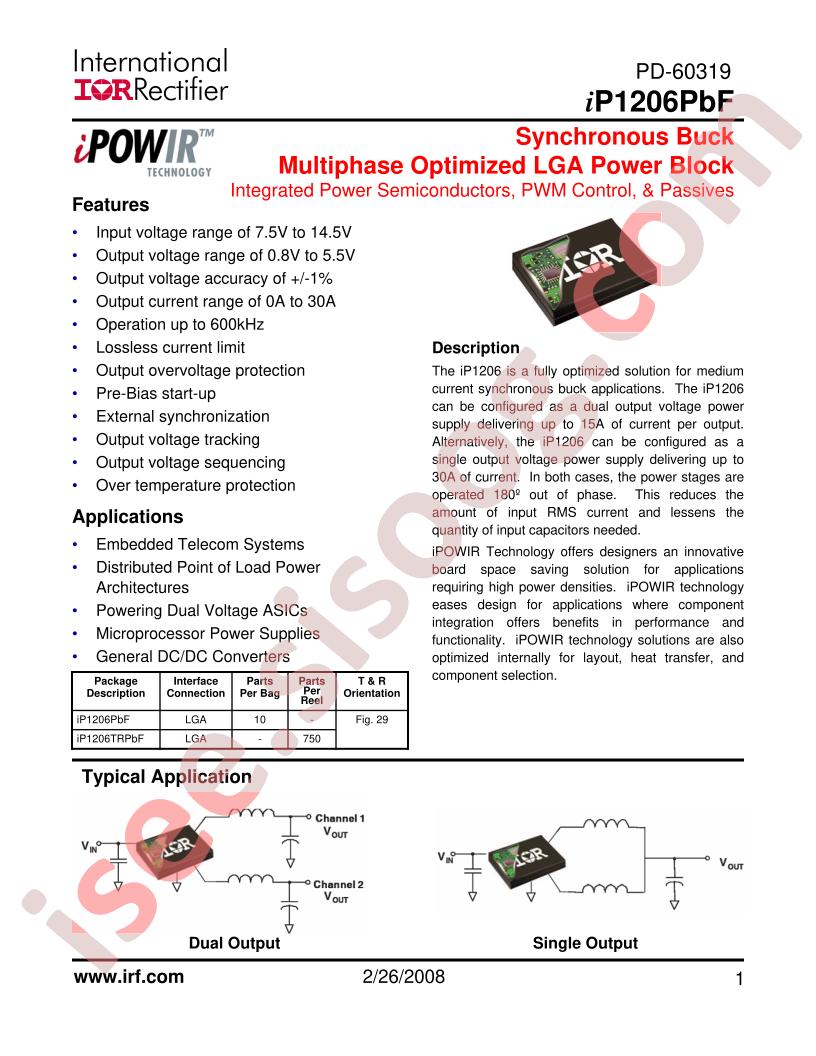 IP1206TRPBF