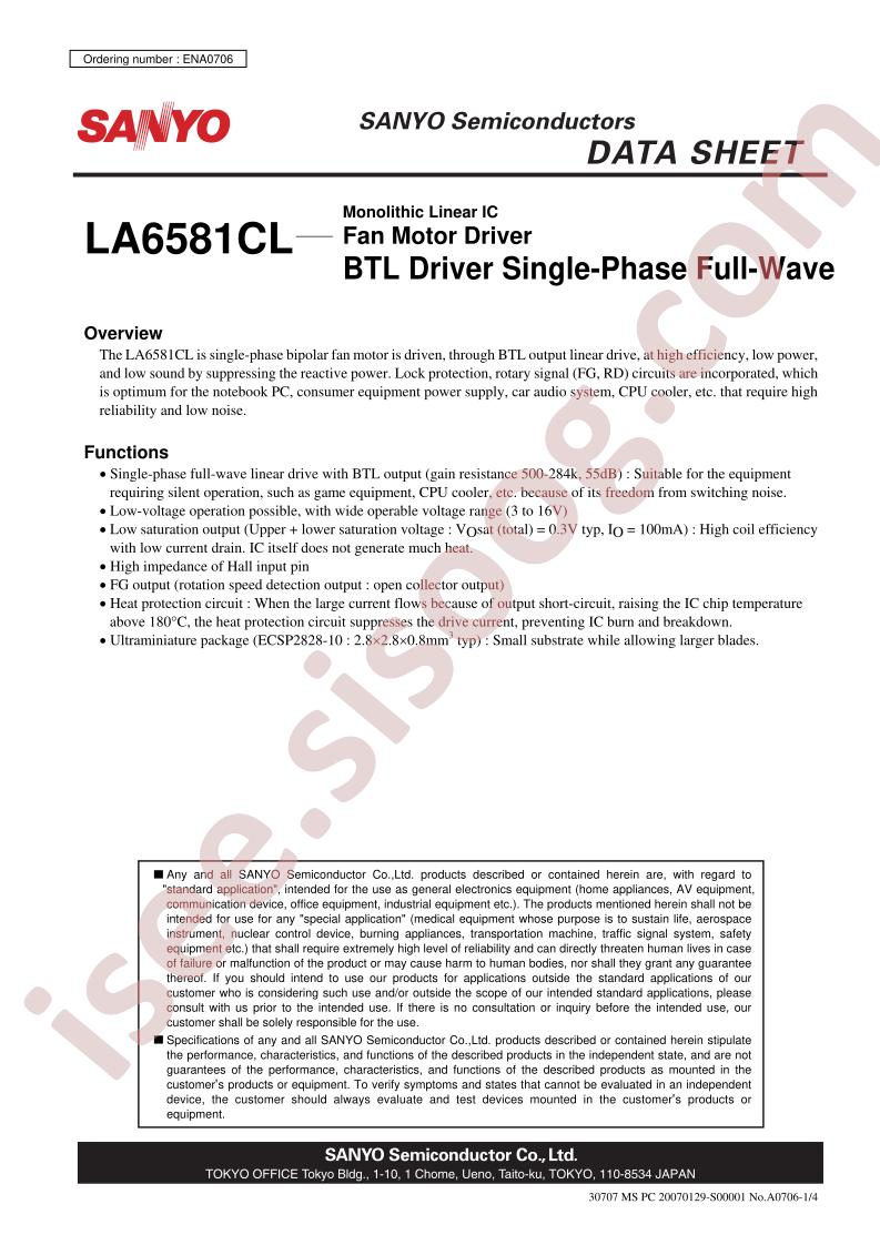 LA6581CL