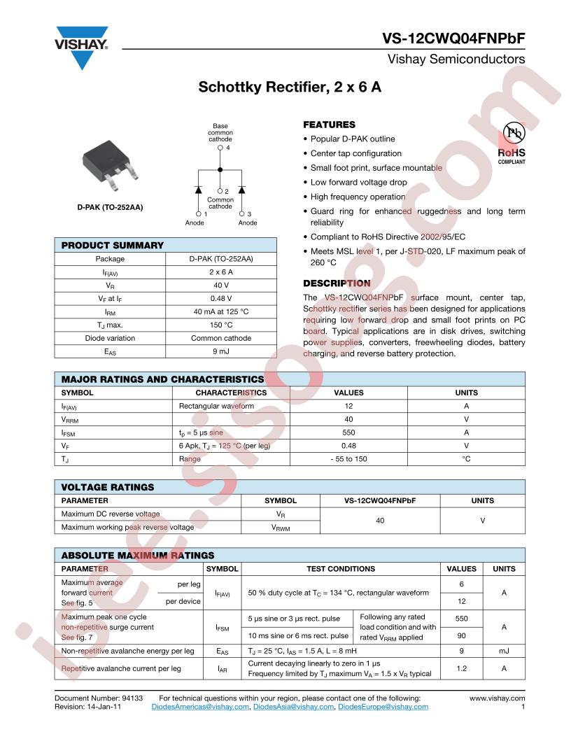VS-12CWQ04FNTRLPBF
