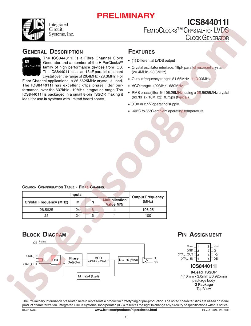 ICS844011AGI