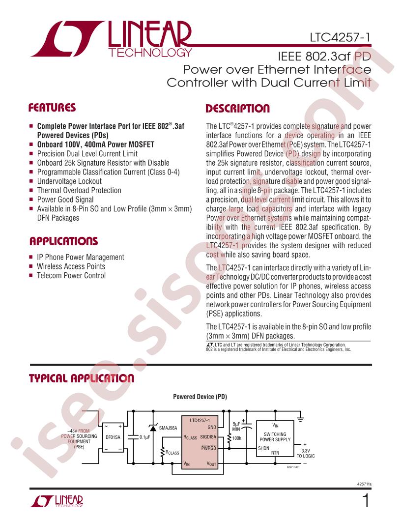 LTC4257IDD-1