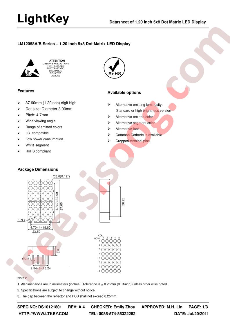 LM12058AD