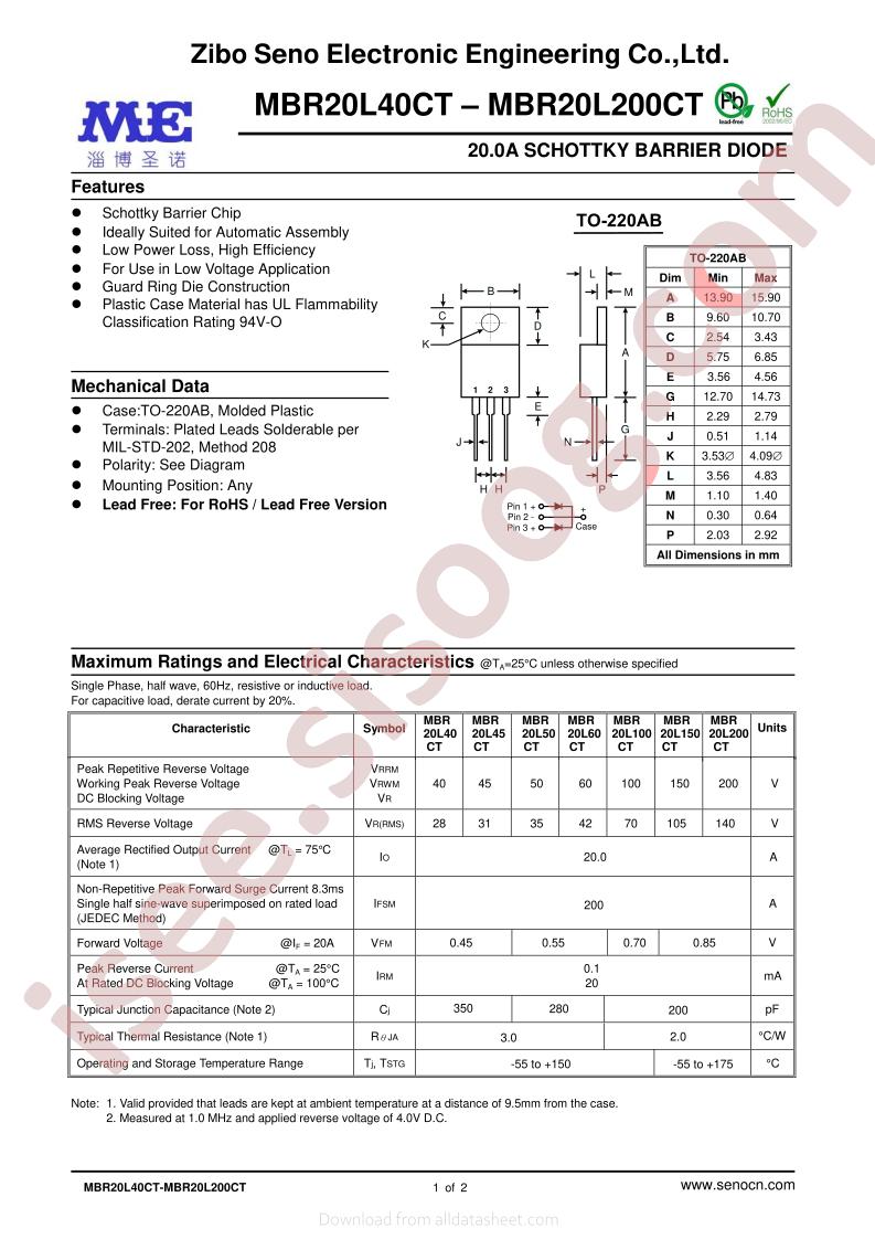 MBR20L60CT