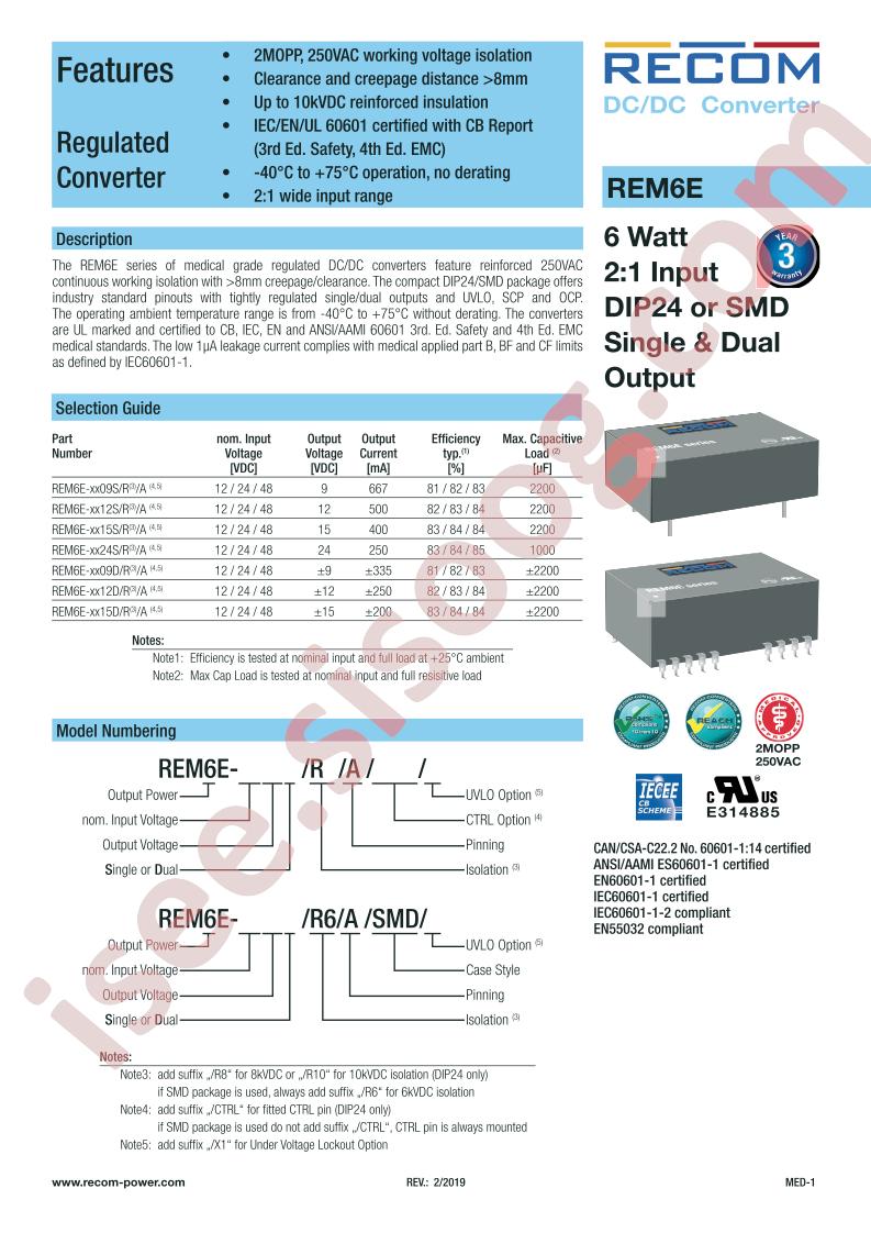 REM6E-4815DRA