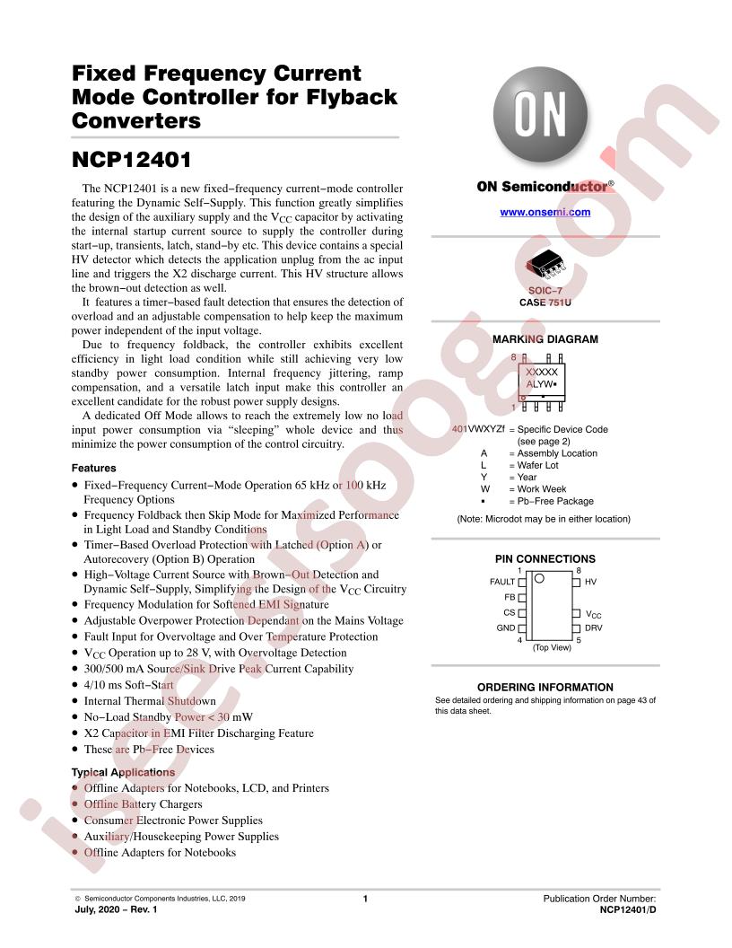 NCP12401AADAB0