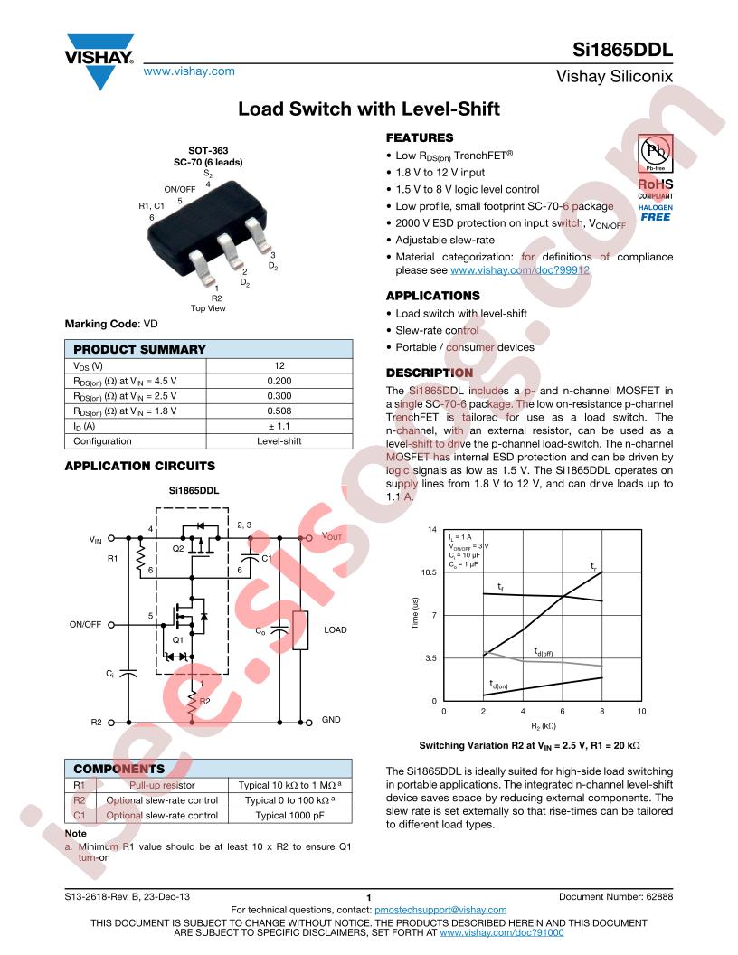 SI1865DDL-T1-GE3