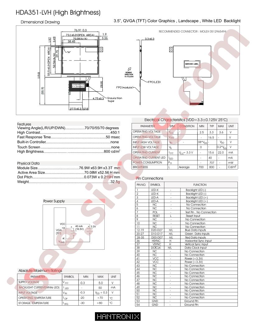 HDA351-LVH
