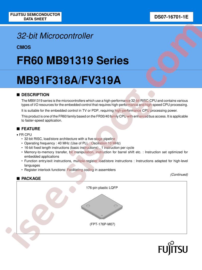 MB91FV319A