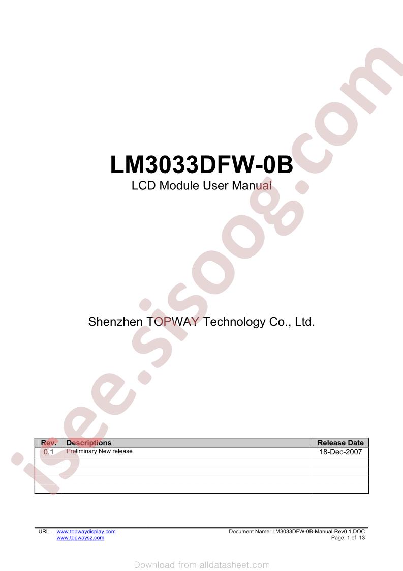 LM3033DFW-0B