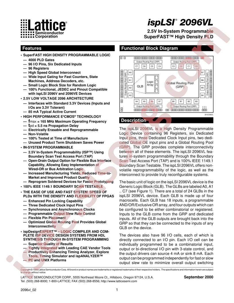 ISPLSI2032VL-135LT44I