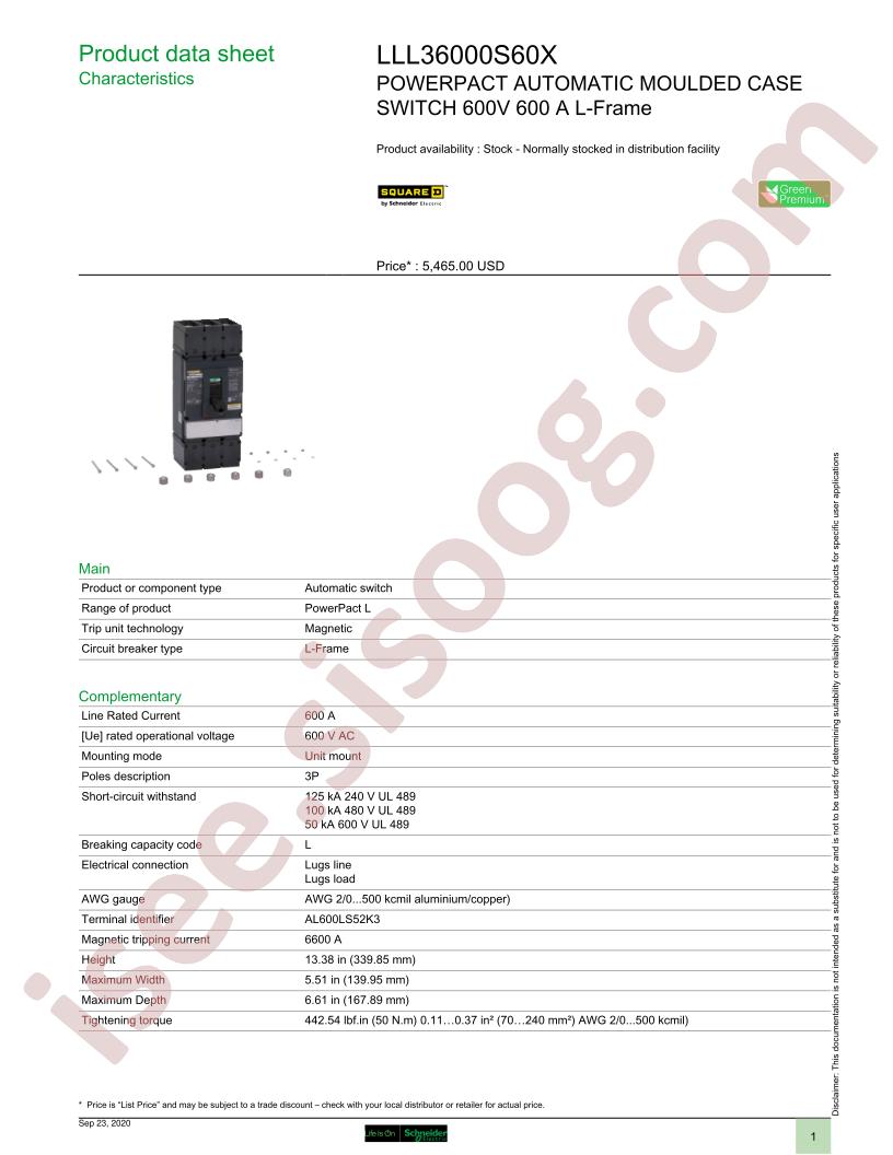 LLL36000S60X