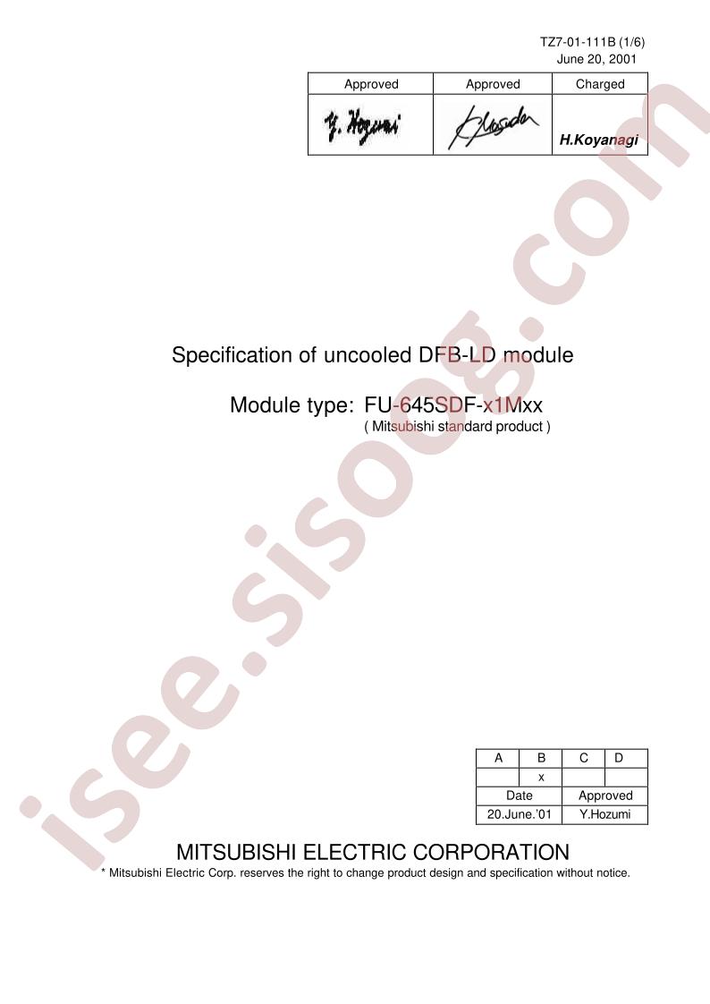 FU-645SDF-V1M2C