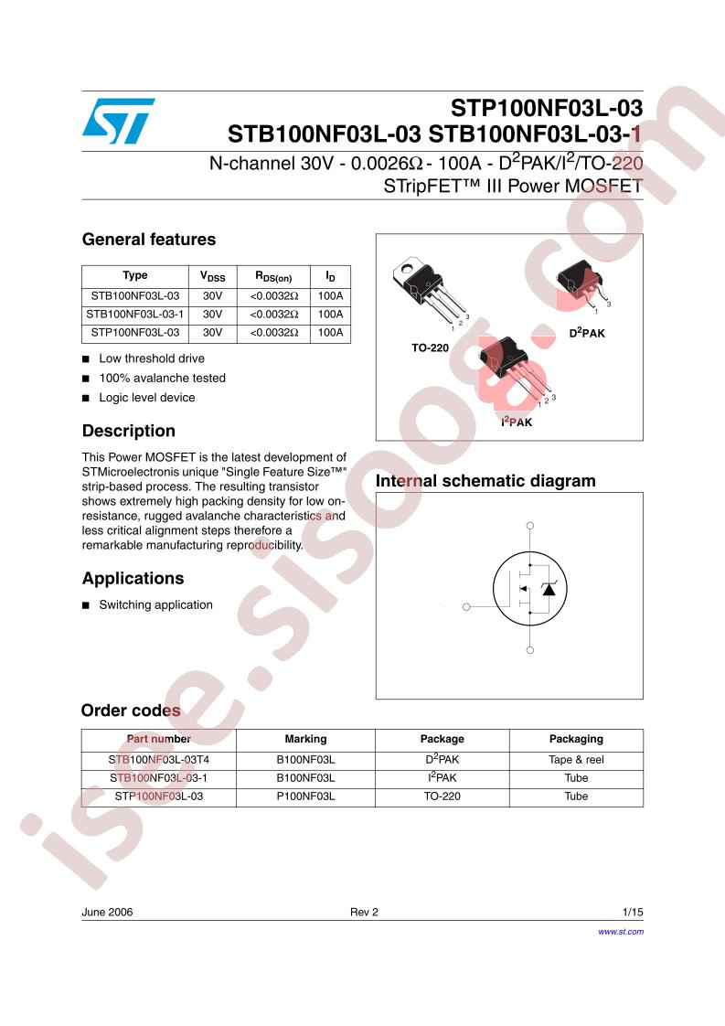 STB100NF03L-03