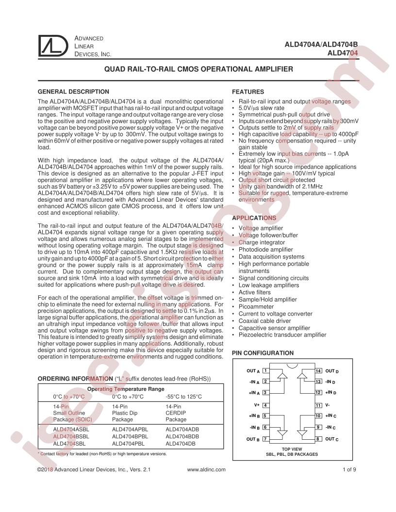 ALD4704APBL