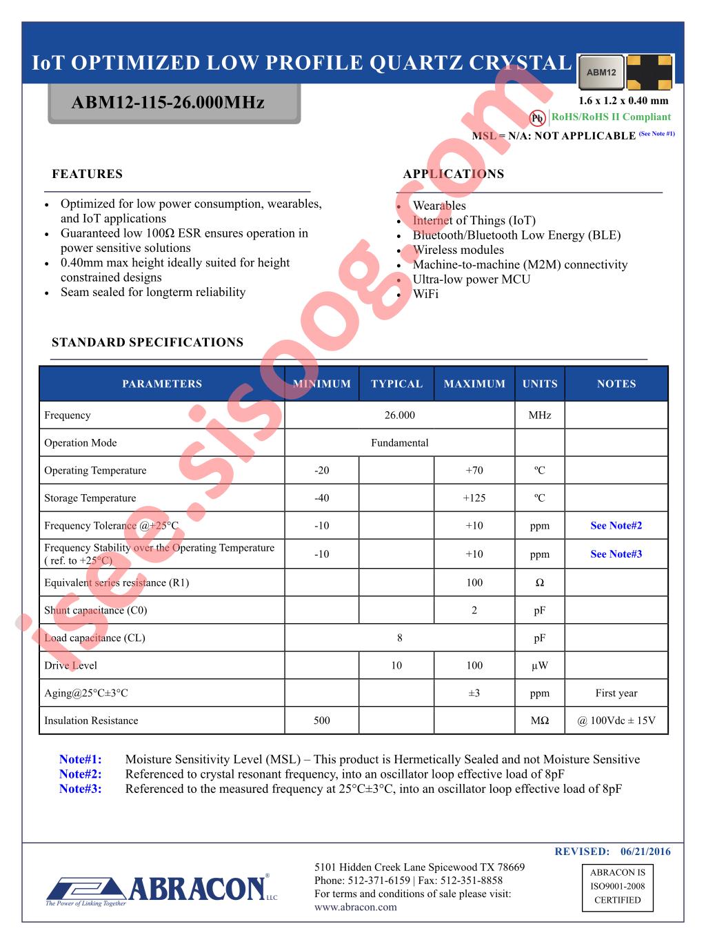 ABM12-115-26.000MHZ