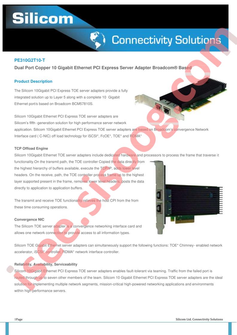 PE310G2T10