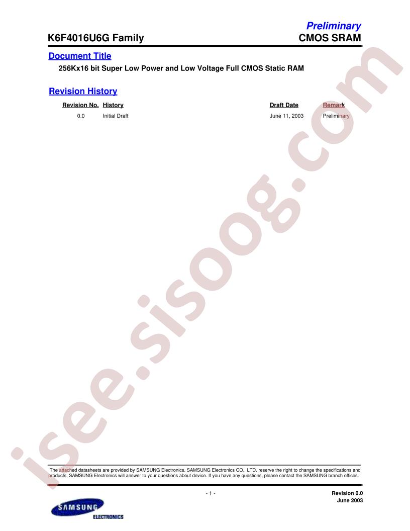 K6F4016U6G-F