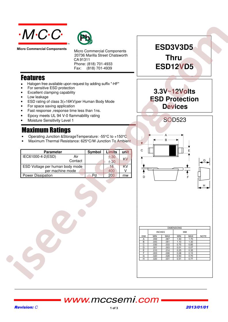 ESD12VD5-TP