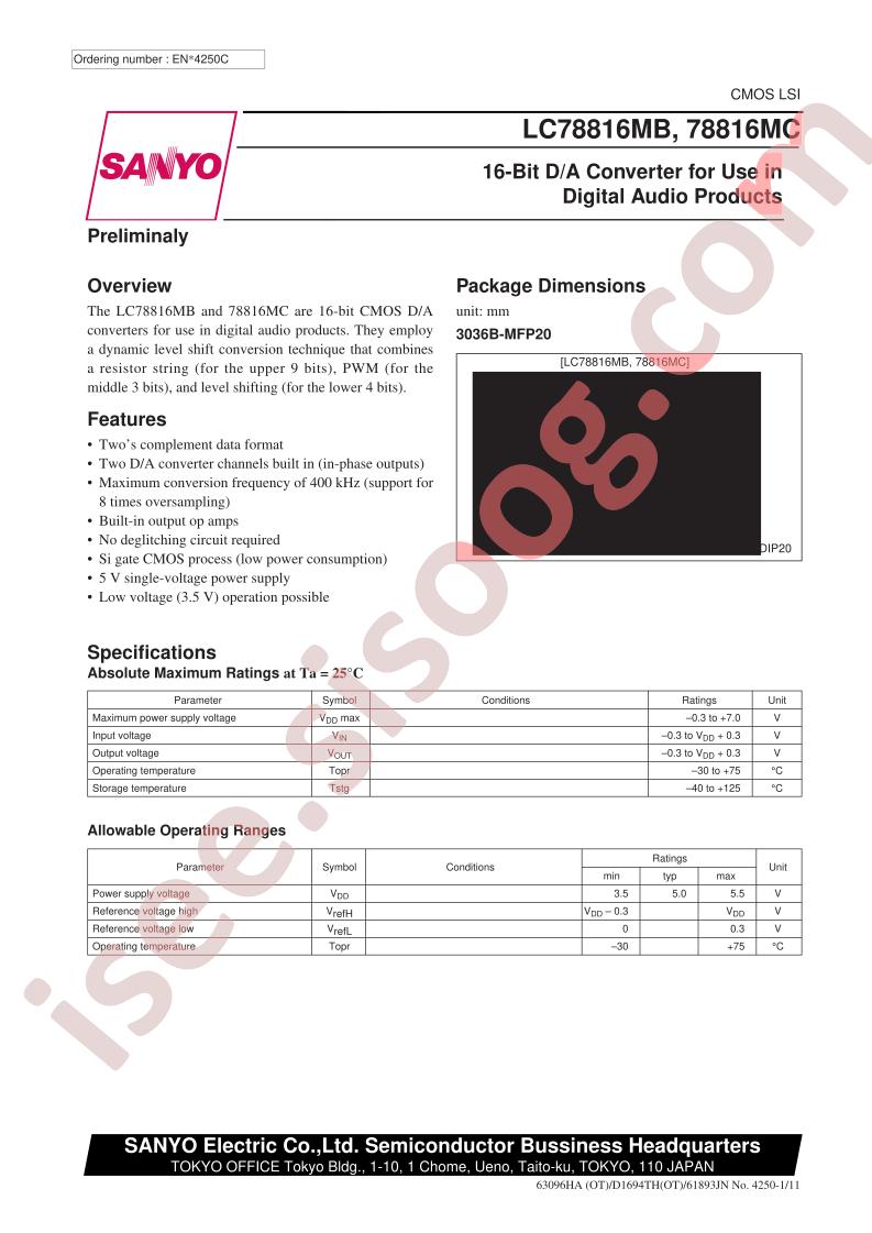 LC78816MC