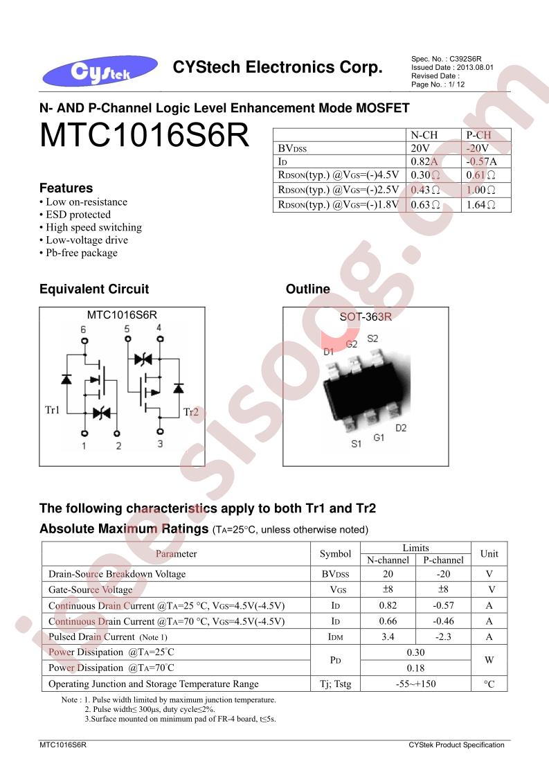 MTC1016S6R