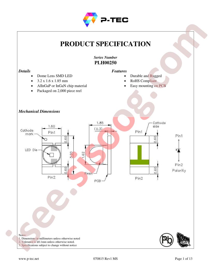 PLH0025-WCR08