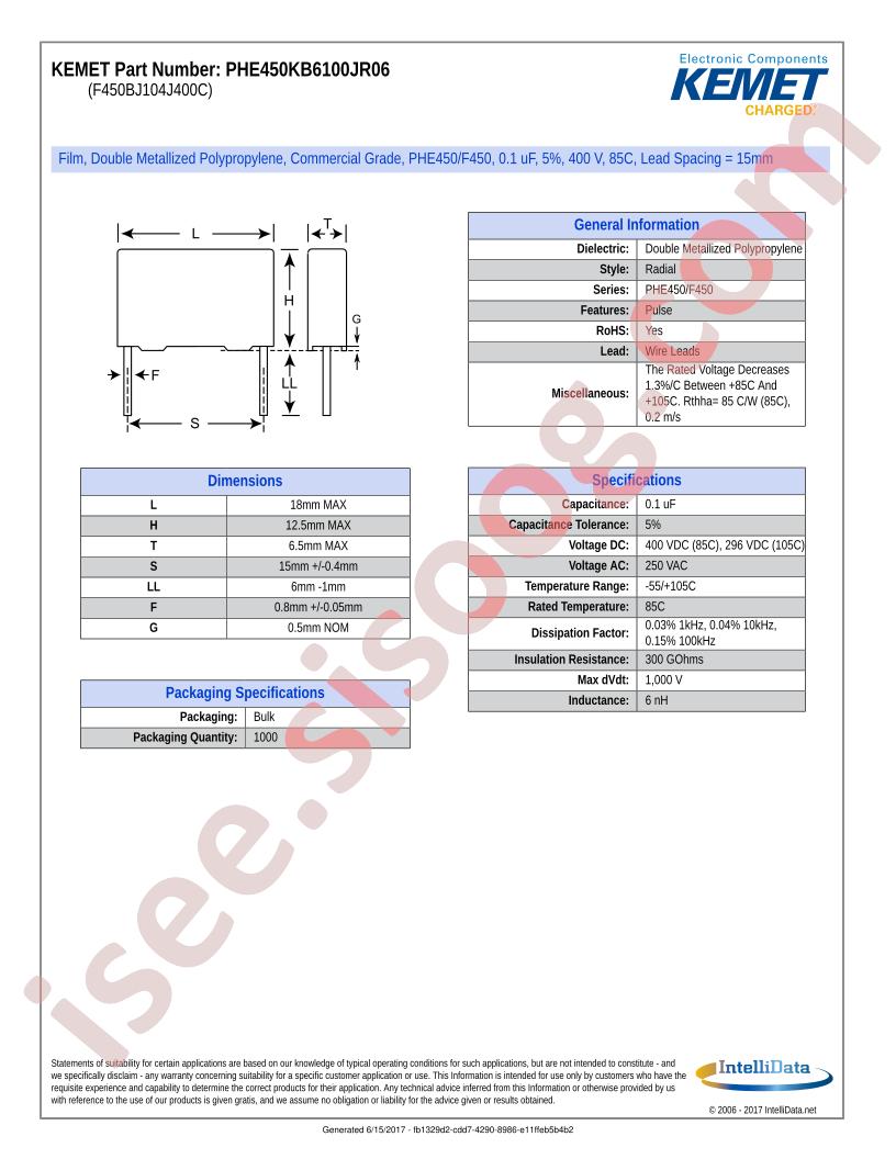PHE450KB6100JR06