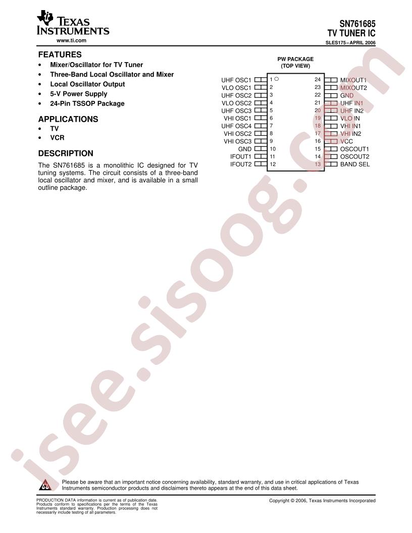 SN761685PW