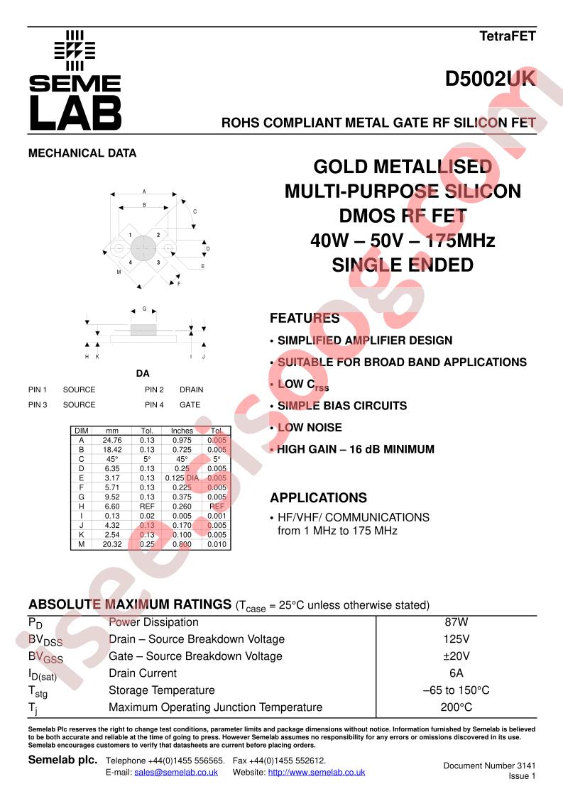 D5002UK