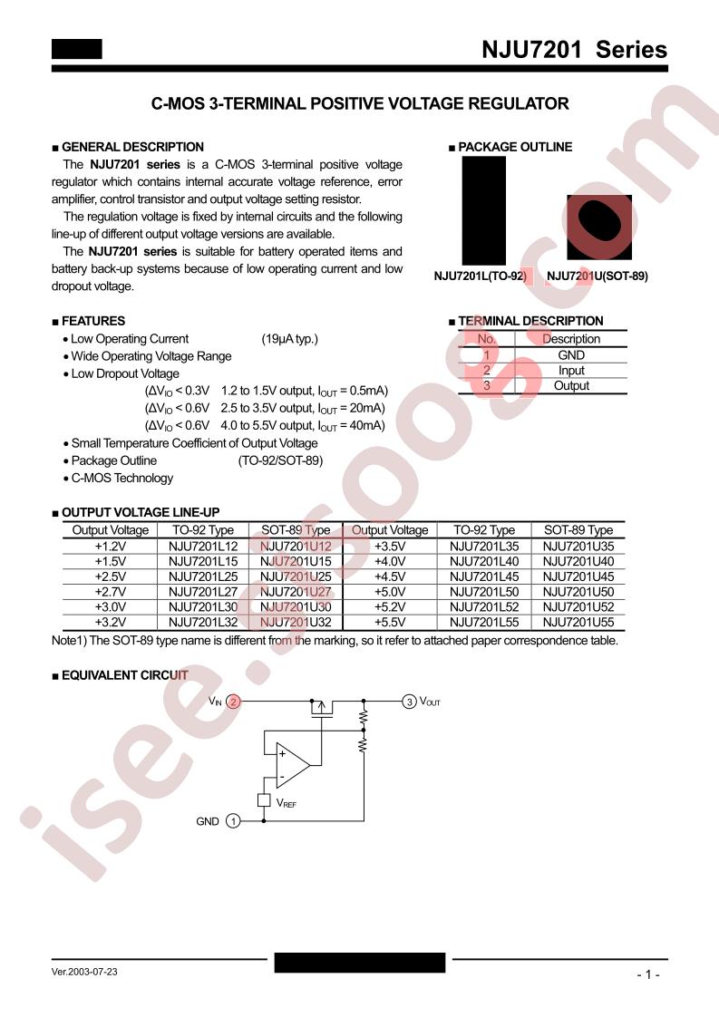 NJU7201U45