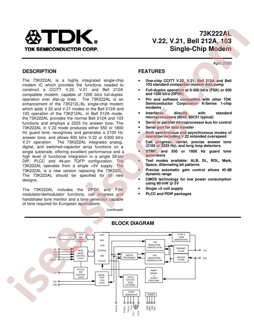 73K222AL-IGT