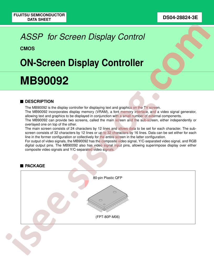 MB90092PF