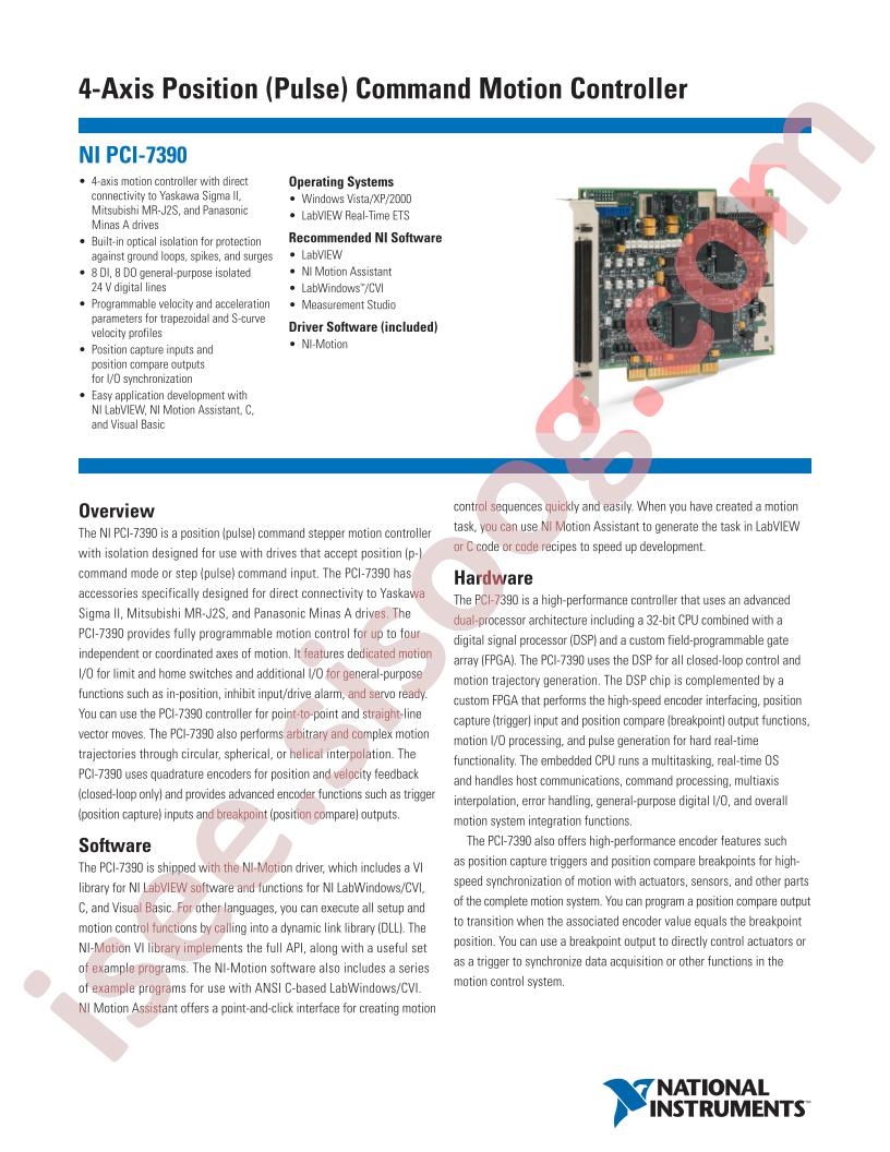 PCI-7390