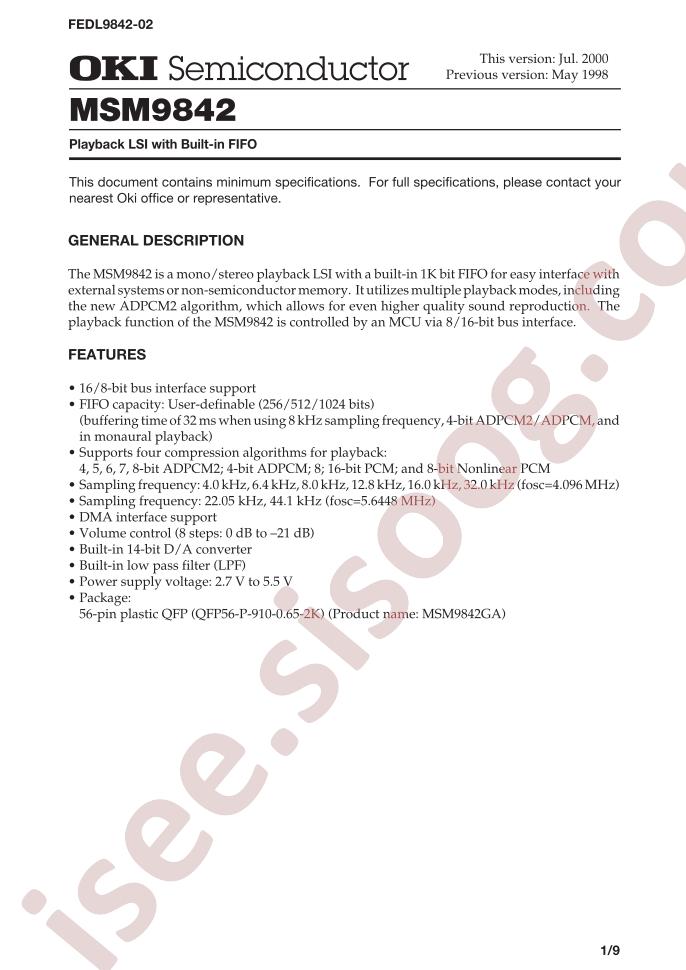 MSM9842