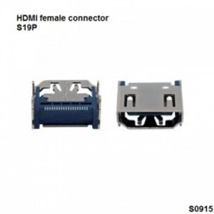 کانکتور HDMI نوزده پین مادگی SMD HDMI S19P