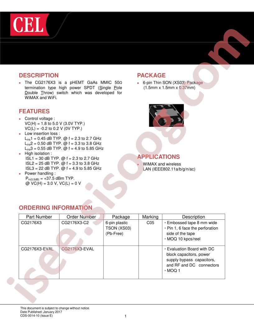 CG2176X3-EVAL